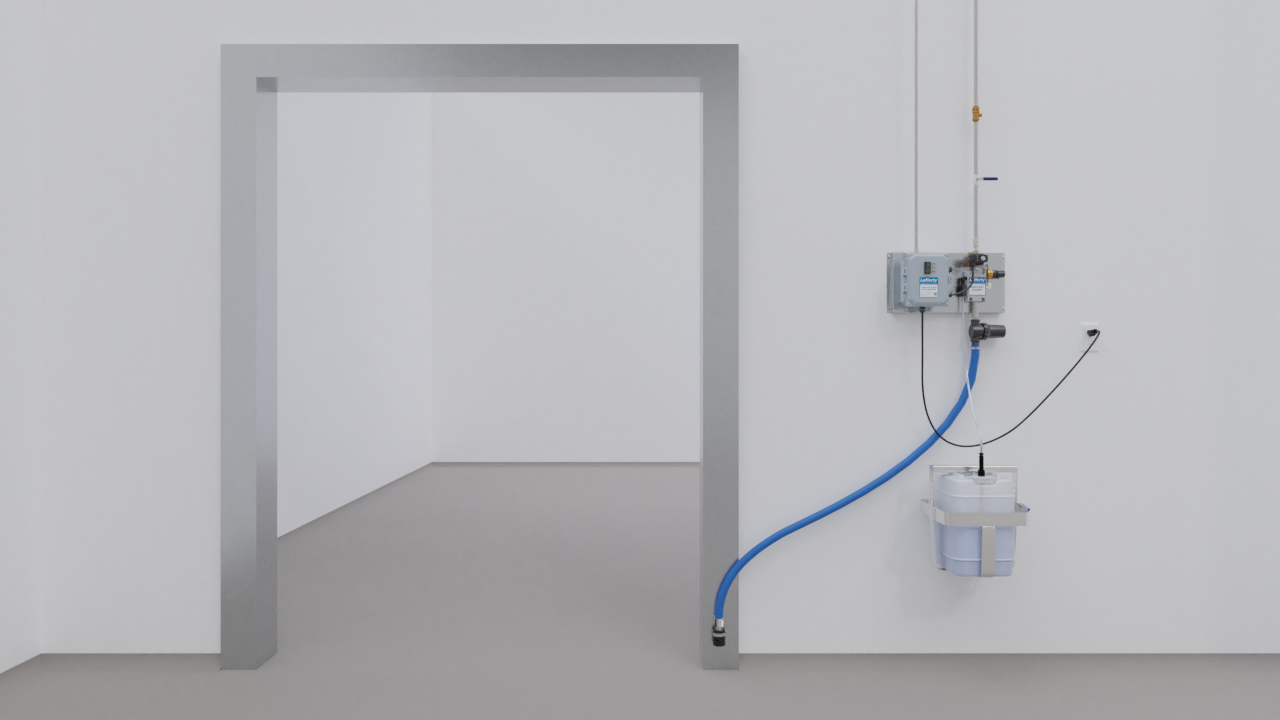 Electrical Panel Sanitization service being performed in Dallas, TX